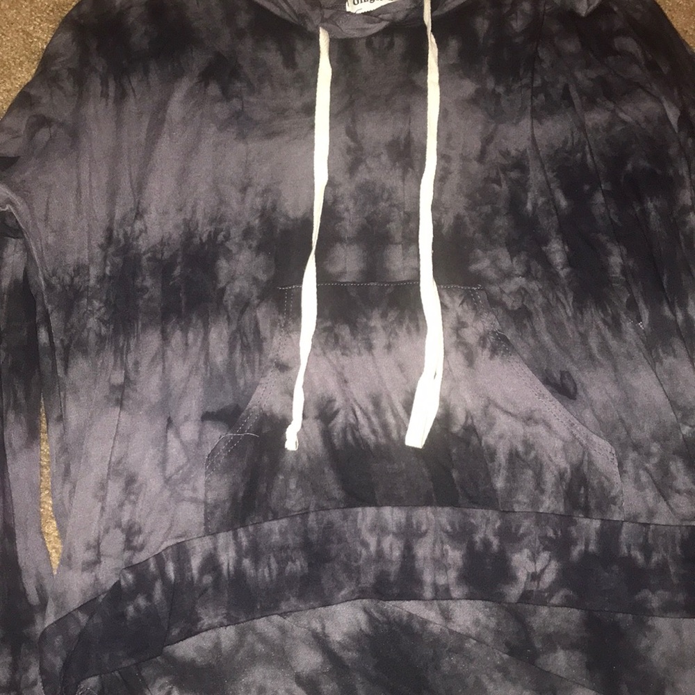 tie die hoodie